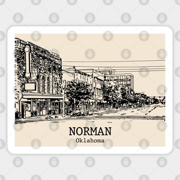 Norman - Oklahoma Magnet by Lakeric
